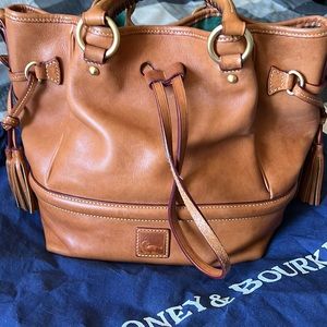 Dooney & Bourke Florentine Buckley Bag - caramel color